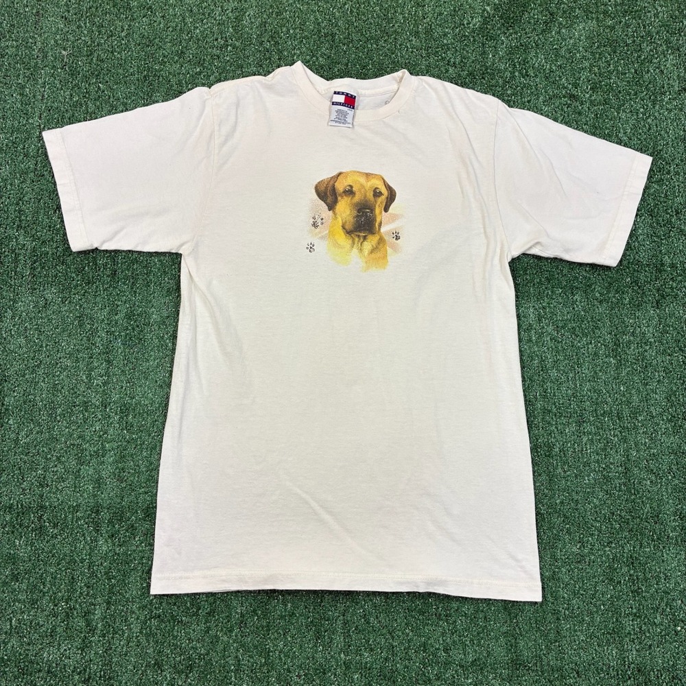 Vintage Tommy Hilfiger T-shirt Dog‎ Graphic T-shirt